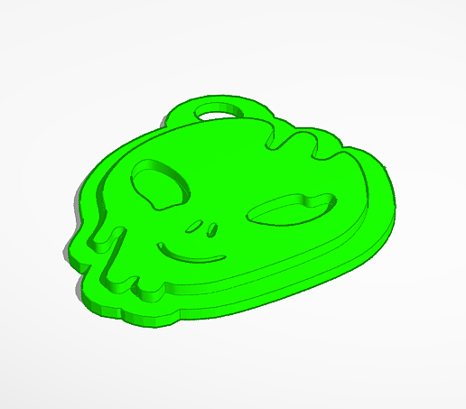 llavero alien 3D model