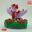 a.jpg PRINT IN PLACE FLEXI VALENTINE DRAGON ARTICULATED