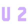 fondo.stl U2, logo, poster, sign, signboard, rock music group with silhouette of Bono