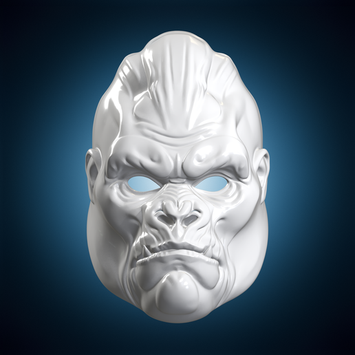 Gorilla Mask 3D Print Model