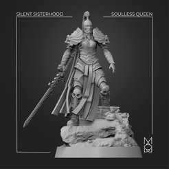 SoulessQueenFramed.png Silent Sisterhood Soulless Queen (Pre-Supported)