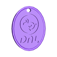 DAL_tag_oval.stl Брелоки Animal Crossing Dodo Airlines