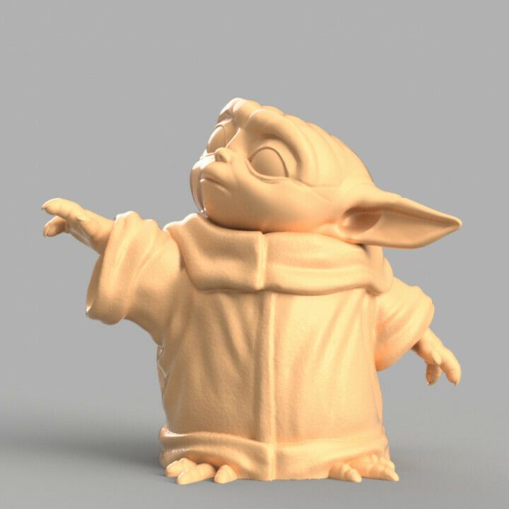 720X720-1525118805316-instagram.jpg 3D-Datei Baby Yoda kostenlos・3D-Drucker-Modell zum herunterladen, mariobarracuda