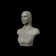 23.jpg Bella Hadid portrait sculpture 3D print model