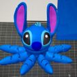 Stitch-Disney-Poulpe.jpeg Cute flexi Stitch octopus print in place no support
