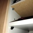 IMG_20211202_105619615.jpg STL file IKEA wardrobe shelves support element・3D printing idea to download