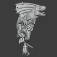 skink108.png STL file FANTASY FOOTBALL LITTLE LIZARD LINEMAN #1・3D printable model to download