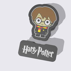 Imagem-do-Shapr-2023-09-17-014310.png Fichier STL Lampe LED Harry Potter・Modèle pour impression 3D à télécharger