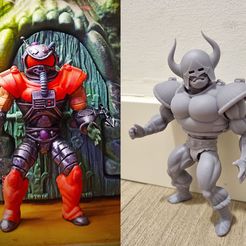 robot_kol.jpg Archivo 3D 2 pack Armadura Espacial / Robot Castillo Grayskull + Kol Darr Vintage MOTU・Modelo para descargar y imprimir en 3D