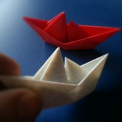 sailing_ship_3dprint.jpg STL file sailing ship low poly・3D printable model to download