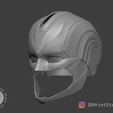 4.png Captain Marvel helmet - Fan Art for cosplay 3D print model