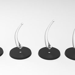 flystand2.jpg STL-Datei Warhammer 40K Gebogener Fliegender Ständer 35-40-45-50-55-60mm・3D-druckbares Modell zum herunterladen