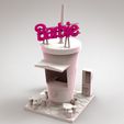 barbie.73.jpg Miniature coffee shop, Barbie Inspired 3D print files