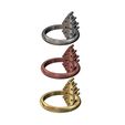 H-Baguette-Side-tri-cluster-diamond-ring-size6-7-8-04.jpg Fichier STL Bague à diamant baguette 6x3mm tailles US 6 7 8 Modèle d'impression 3D・Modèle à imprimer en 3D à télécharger