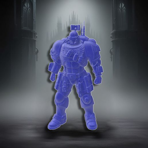 Vanguard Ultramarine Relic Secundus_8 3D model