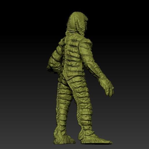 ScreenShot490.jpg Файл 3D The Creature From the Black Lagoon Action figure for 3D printing Universal Studios STL・Модель для загрузки и печати в формате 3D, DESERT-OCTOPUS