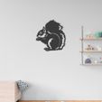 3.jpg squirrel DXF FOR LASER CUT, AND 3D PRINT STL FILES