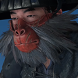 Screen Shot 2020-08-25 at 11.34.20 pm.png GHOST OF TSUSHIMA - Sacred Mountain Messenger Mask Fan Art Cosplay 3D Print and Low Poly