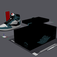 Print1.png Nike Air Jordan 1 Travis Scott - Box and Shoes - Colored for bambulab X1C
