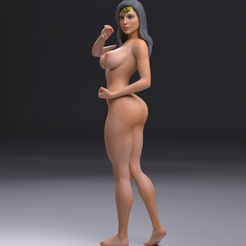 1.png Archivo STL La Mujer Maravilla・Modelo imprimible en 3D para descargar