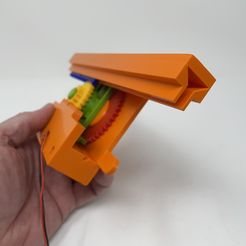 IMG_8705.jpg Fichier STL gratuit Pignon et crémaillère, course de 3 à 1.・Objet pour imprimante 3D à télécharger