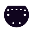 2.stl Thunk3D JS DT IS 300 Slotter Miniature Holder for 3D Scanning - Vertical