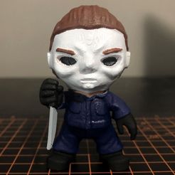 Michael Myers.jpg Fichier STL Michael Myers Mini - Halloween・Design pour imprimante 3D à télécharger