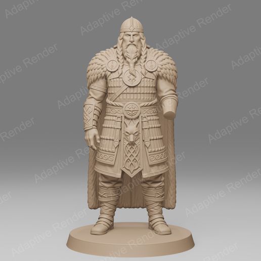 Tyr STL 3D Print Files, Norse God Warrior Fantasy Miniature, Tabletop RPG Character, Resin & FDM Printable Digital Download