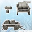 3.jpg Medieval equipment set with cart, crate and axe (1) - Medieval Gothic Feudal Old Archaic Saga 28mm 15mm