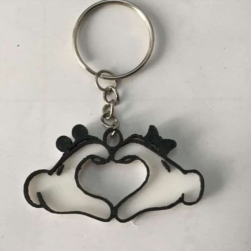 keychain or pendant valentine's day 3D model