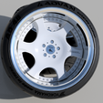weds-bazreria-v4.png WEDS Kranze Bazreia 18 inch rims with Advan tires for dicast and scale models