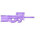ps90.stl weapon gun SMG PS90 -FIGURE 1/12 1/6