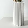 untitled-2114.jpg The Unda Vase, Modern and Unique Home Decor for Dried and Preserved Flower Arrangement  | STL File