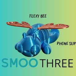 1.jpg Fichier STL Abeille téléphonique à charnière・Idée pour impression 3D à télécharger