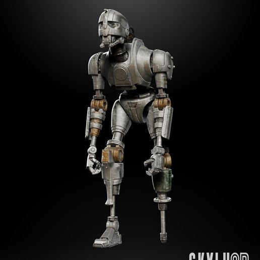 SM-33 Articulation Droid One12 Scale STL Files 3D print model 3D model