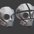 008.png Neo Monkey - cosplay sci-fi mask - digital stl file for 3D-printing