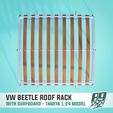 2.jpg Roof rack & surfboard for Volkswagen Beetle by Tamiya 1:24 scale model