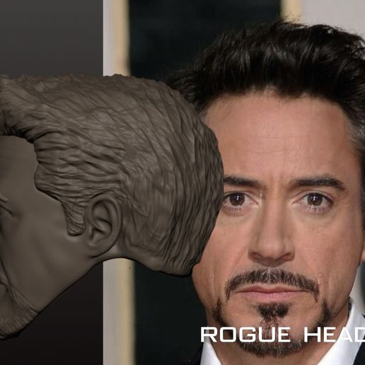 SIX_C7381FEE-C699-4DD8-B0DB-35FEC178B513.jpeg Robert Downey Jr. Tony Stark Ironman Endgame Custom Head