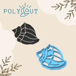 way POLYQSUT STL file Seashells Clay Cutter・3D print model to download, Polycut