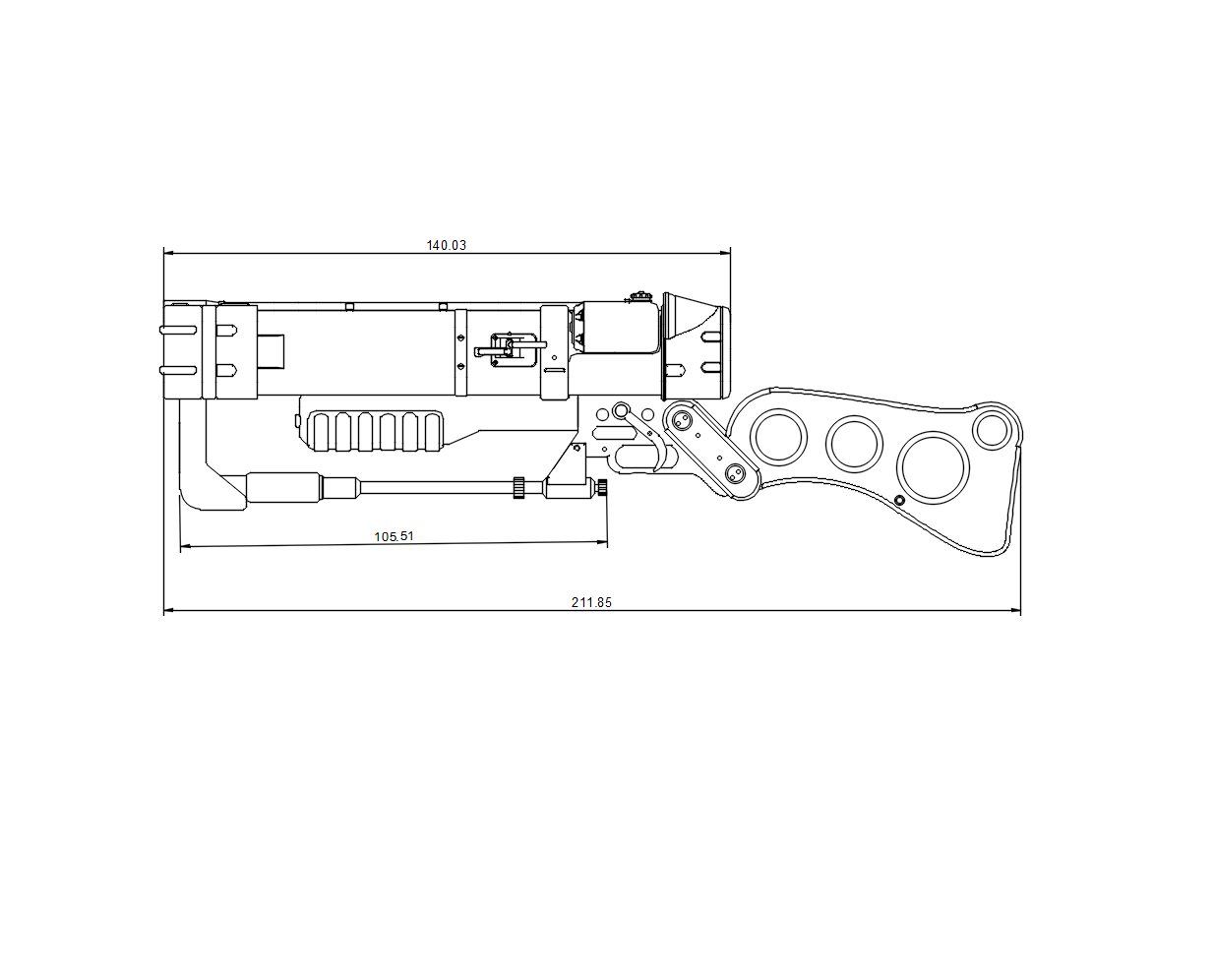 1.png Descargar archivo OBJ Rifle láser AER9 fallout 4 • Objeto para impresión 3D, Gabbi_Card