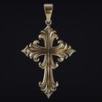 5.jpg Gothic cross Pendant 03