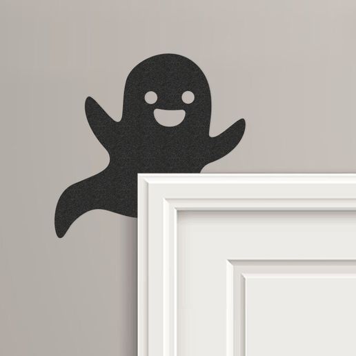 Happy Ghost Door Corner Topper