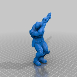 Free STL file Fortnite Rusty Raider Dab・Object to download and to 3D ...