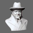 14.jpg Winston Churchill 3D print model