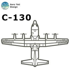 Capture.jpg STL file C-130 Hercules Wall Art・3D print design to download