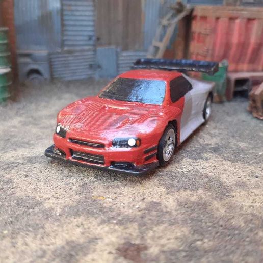 STL file Nissan Skyline JGTC 1/64・3D printing idea to download・Cults