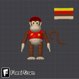 Flexi-Town-Didy-Kong.png Flexi Print-in-Place Diddy Kong