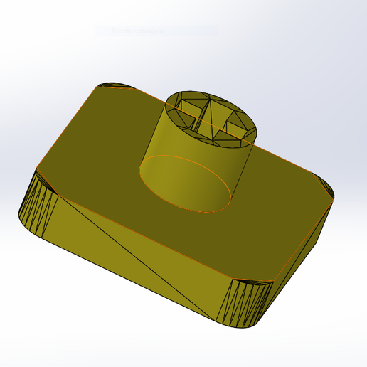 Minimalist cherry mx keycap (Cilindical Axe) 3D model