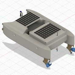 Top_left_Back.jpg Archivo STL Robot de limpieza de superficies fluviales・Diseño de impresora 3D para descargar