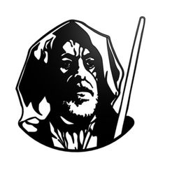 Näyttökuva-2021-08-01-210341.jpg Fichier STL Décoration murale Obi-wan kenobi・Plan imprimable en 3D à télécharger